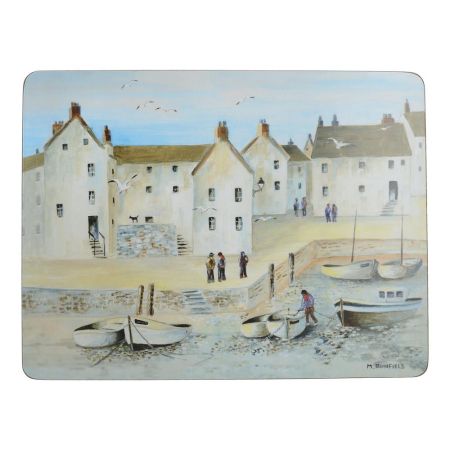 Creative Tops Cornish Harbour Pack Of 6 Premium Mats