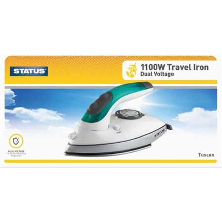 Status Tuscan 1100w - Travel Iron - Dual Voltage 