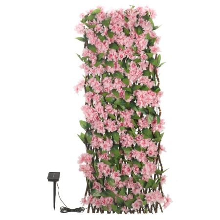 Solar InLit Pink Blossom 180 x 60cm Trellis