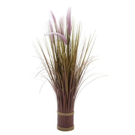 Faux Bouquet - Lilac Grass Tails, 70cm