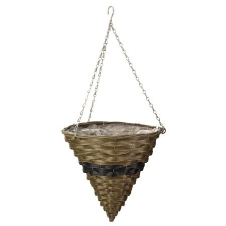 14in Firenze Faux Rattan Cone