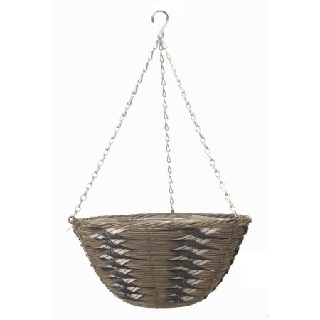 14in Faux Rattan Basket - Kikuyu