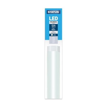 Status 60w LED Slim Line Batten Cool White Bulb 5ft 