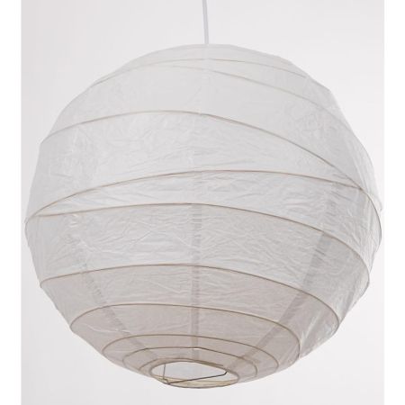 White Paper Lantern Irregular Bamboo -  24inch