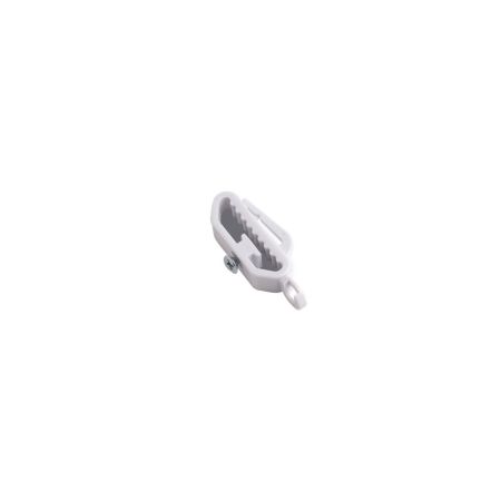 Streamline Track End Stop Pk 2 White