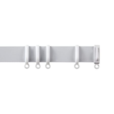 Streamline 150cm ALU Metal Fixed Track White