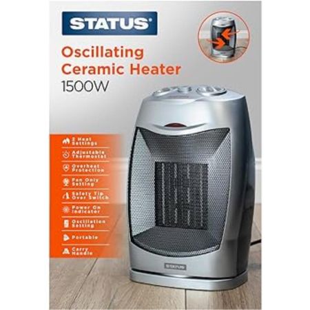 Status 1500w PTC Heater-Oscillating