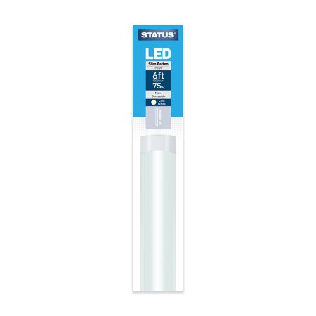 Status 75w LED Slim Line Batten Cool White Bulb 6ft