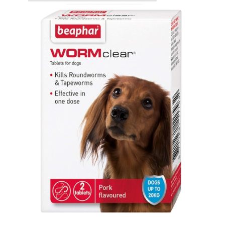 WORMclear Dog - 2 Tab - 20kg