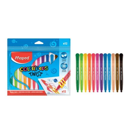 Color’Peps Twist Crayons X 12