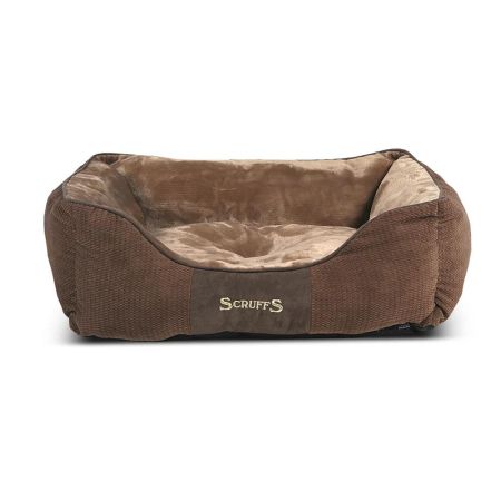 Scruffs Chester Box Bed - Chocolate - 60 x 50cm