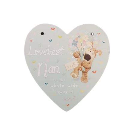 Boofle Heart Plaque - Nan