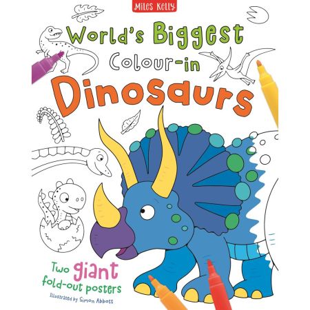 WORLD'S BIGGEST COLOUR-IN DINOSAURS