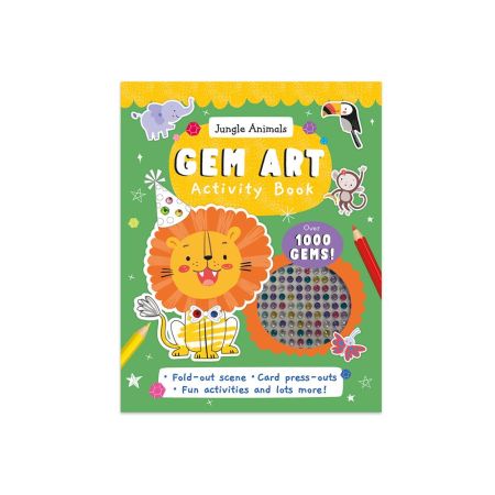 Gem Sticker Activity Book - Jungle Animals