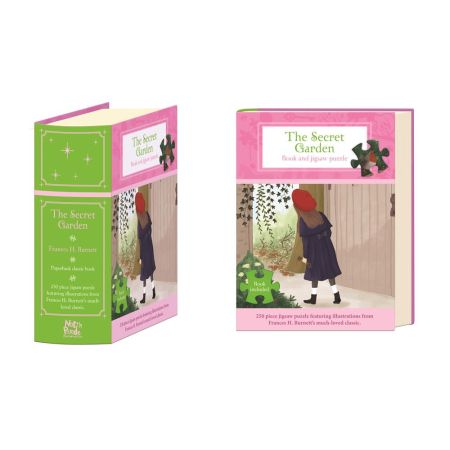 Paperback Book & Puzzle Set - Secret Garden