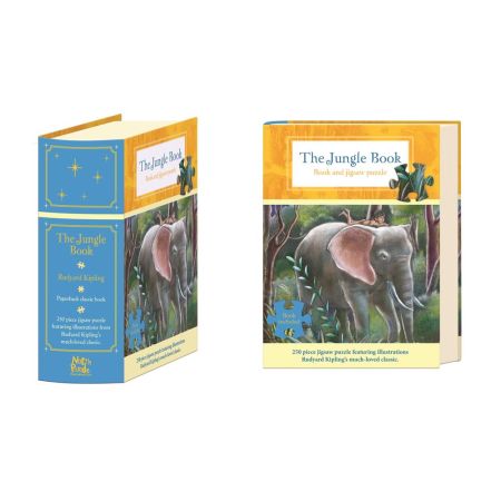 Paperback Book & Puzzle Set - Jungle Book