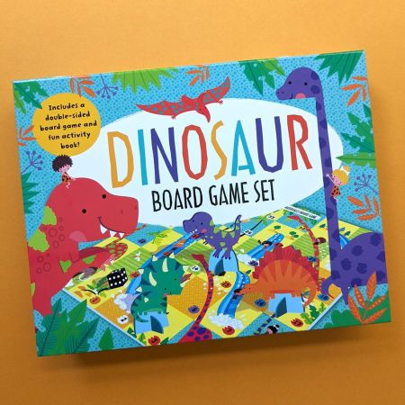 Board Game & Book Set - Dinosaurs