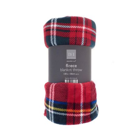 Tartan Design Super Soft Flannel Blanket Throws 