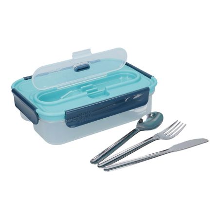 Built Bento Box With Utensils 1050ml Retro