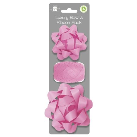 Bow & Ribbon Set Pink