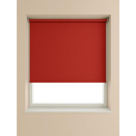 90cm Blackout Roller Blind 175cm Drop Deep Red