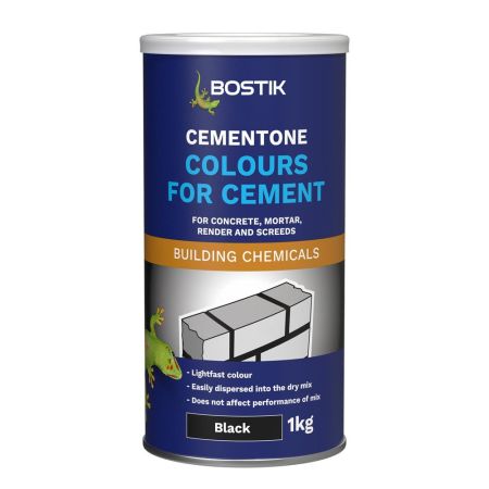 Bostik Cementone Colours for Cement 1KG - Black