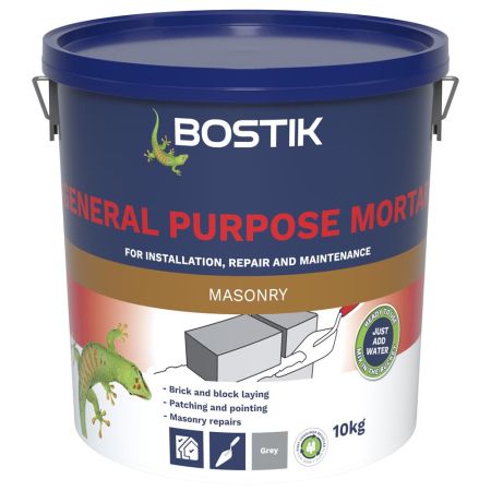 Bostik General Purpose Mortar 10KG - Grey