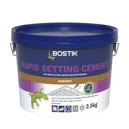 Bostik  Rapid Setting Cement 2.5KG - Grey