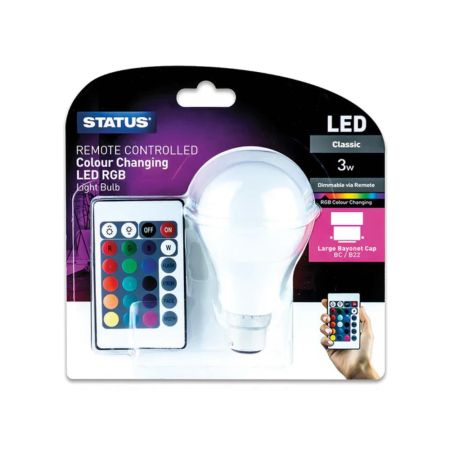 Status 3w LED Colour Changing