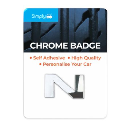 'N' Simply Chrome Badge