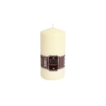 Cream Pillar Candle