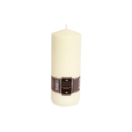 Cream Pillar Candle