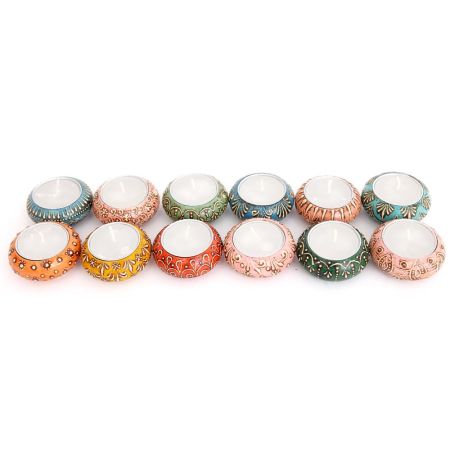  Multicoloured Tea light Holder