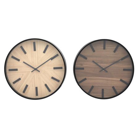 Black & Wooden Clock