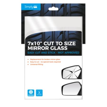 7*10 Inch Cut To Size Mirror Glass