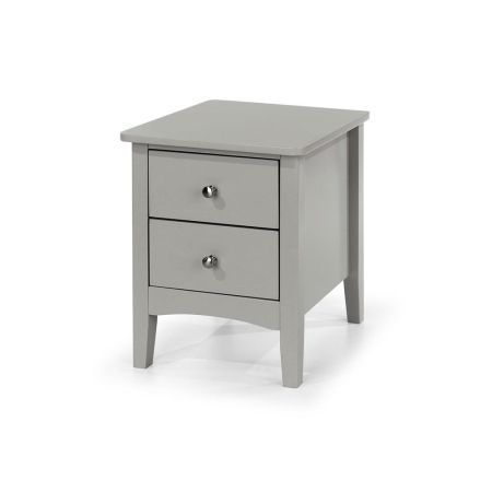 Painted 2 Petite Drawer Bedside Cabinet 