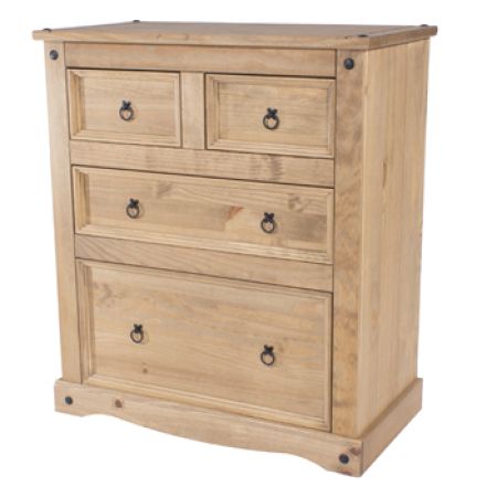 Corona 2+2 Drawer Chest 