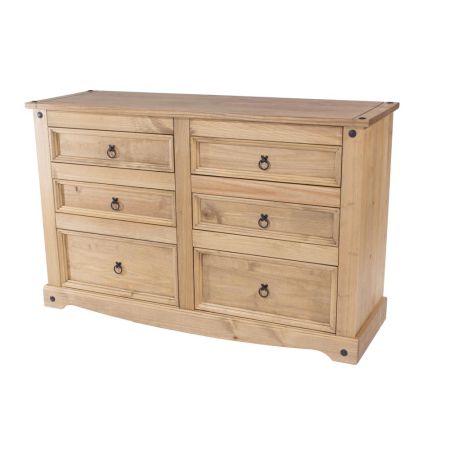 Corona 3+3 Drawer Wide Chest 