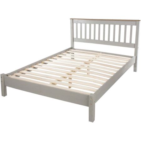 Corona 4'6" Slatted Lowend Bedstead