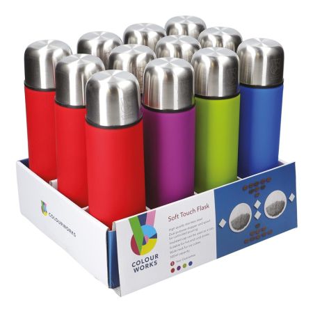 Colourworks Vacuum Flasks 500ml S/Steel