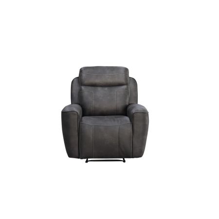 Carlo Power Recliner Chair in Charcoal Grey