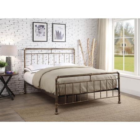 Cilcain Bronze Metal Bed 4'6