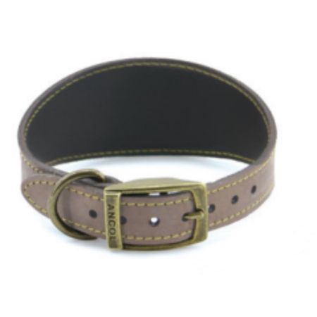 Timberwolf Leather Collar