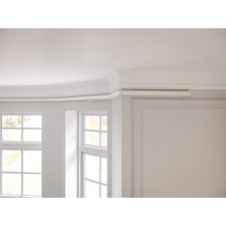 150cm Contour Cordless Aluminium Curtain Track White