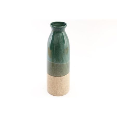 Green Crackled Vase