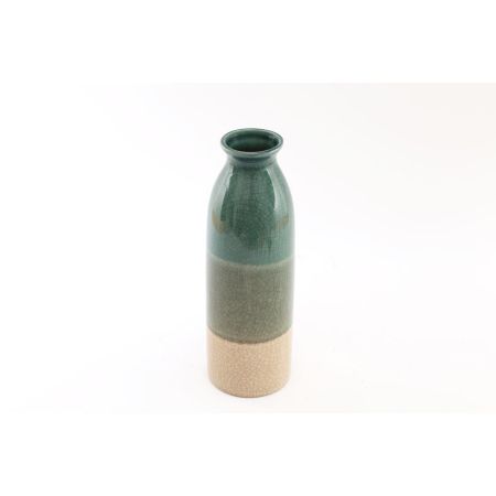  Green Crackled Vase