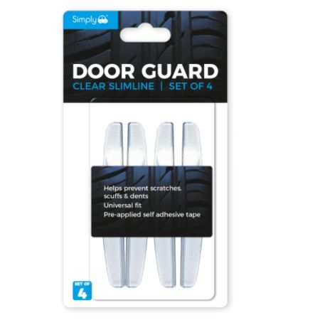 Clear Slim Line Door Guard X 4