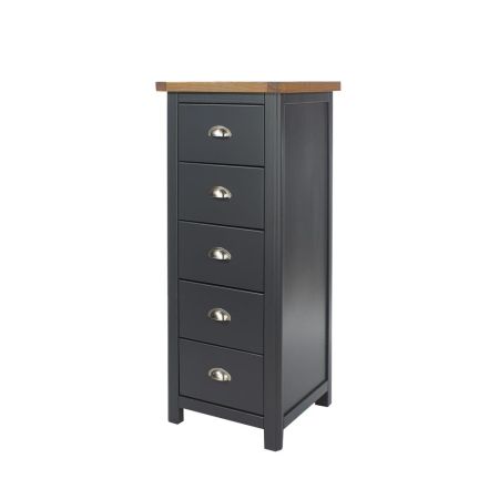 Highland Home 5 Drawer Narrow Chest