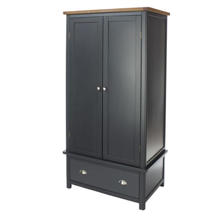 Highland Home 2 Door, 1 Drawer Wardrobe