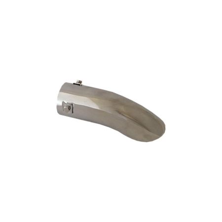 Stainless Steel 76Mm Curved Exhaust Trim 